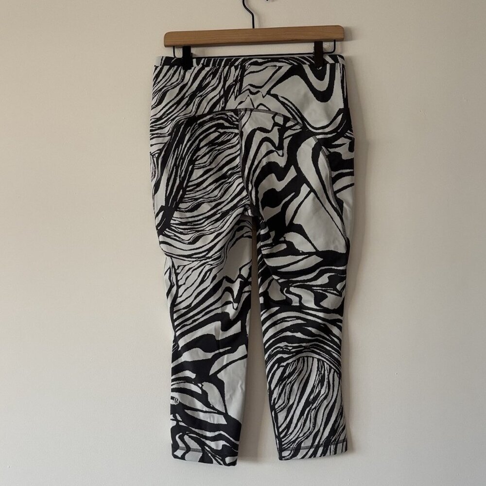Lululemon Swift Speed HR Crop 21" Jacquard Leggings Women’s Size 10 Sporty Gym - Picture 11 of 16